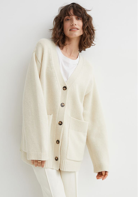 Cashmere-Blend Knitted Cardigan from H&M