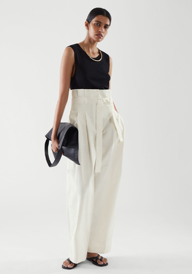 High-Waisted Paperbag Trousers from COS 