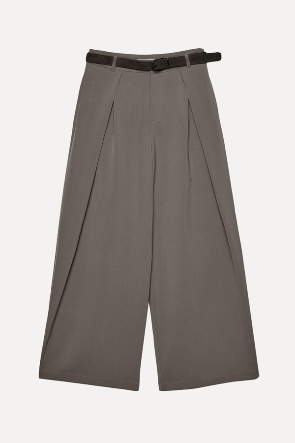 Maxi-Dart Trousers With Belt 