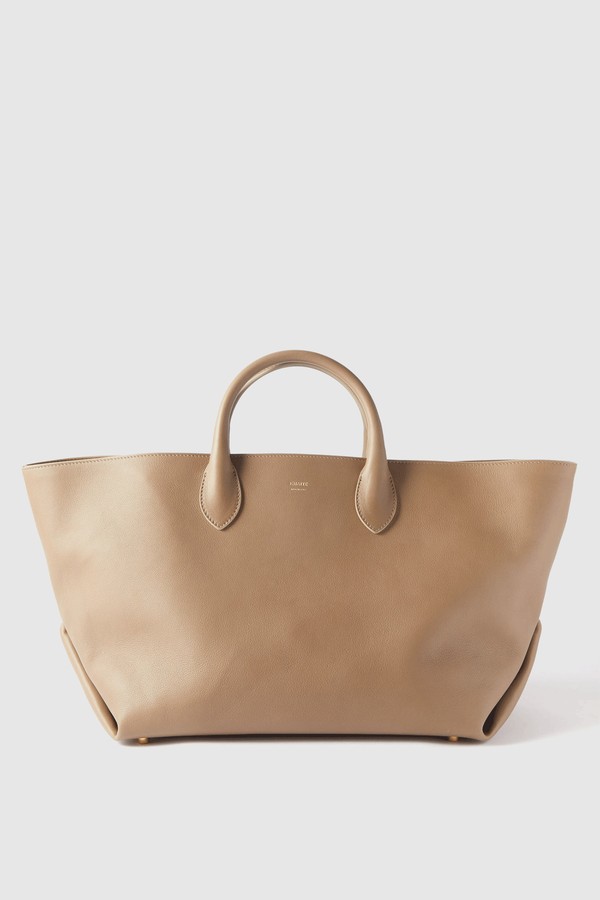 Amelia Leather Tote Bag from Khaite 