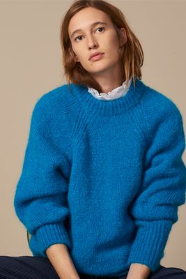Oversized Mohair Blend Sweater from Sandro