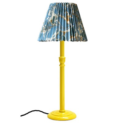 Tall Mimosa Yellow Glossy Lamp