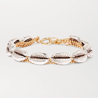 New Pool Silver & Gold-Tone Bracelet from Isabel Marant
