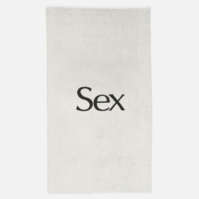 'Sex' Beach Towel from Christopher Kane