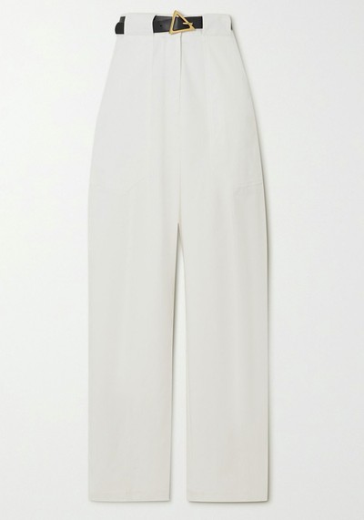 Paneled Cotton Blend Straight Leg Pants from Matteau