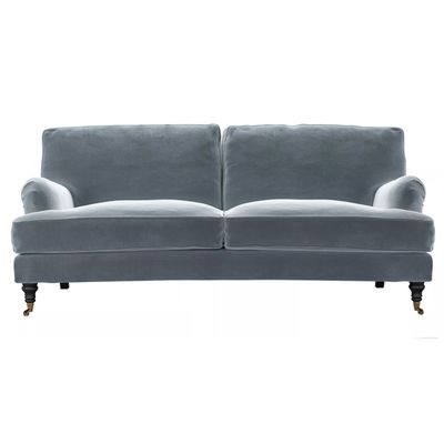Bluebell 3 Seat Sofa In Windermere Cotton Matte Velvet
