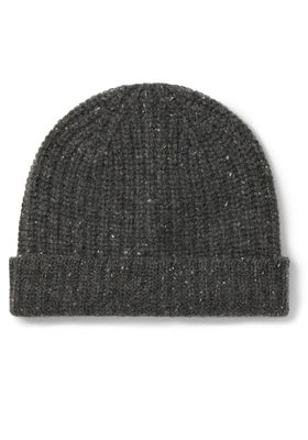 Ribbed Mélange Cashmere Beanie from Alex Mill