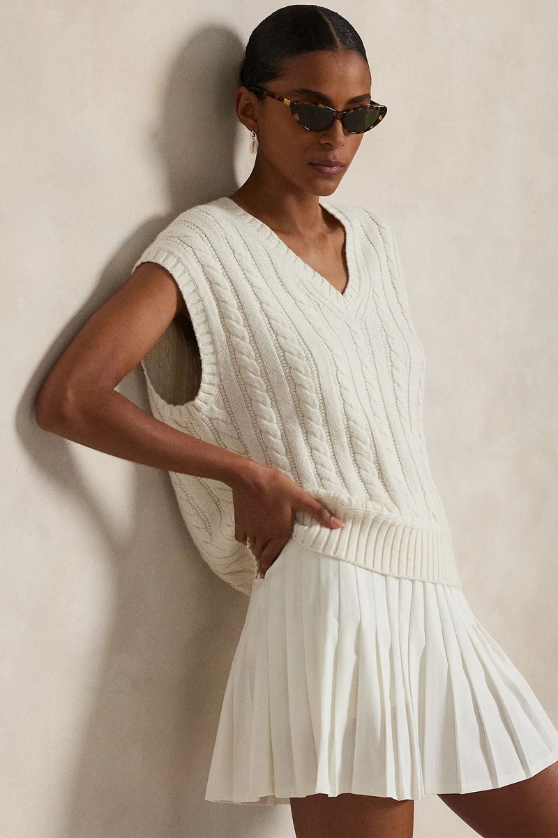 Cable Cashmere-Blend Waistcoat