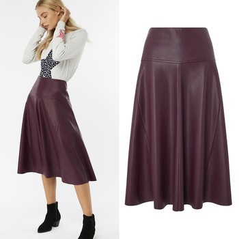 Poppy PU Skirt