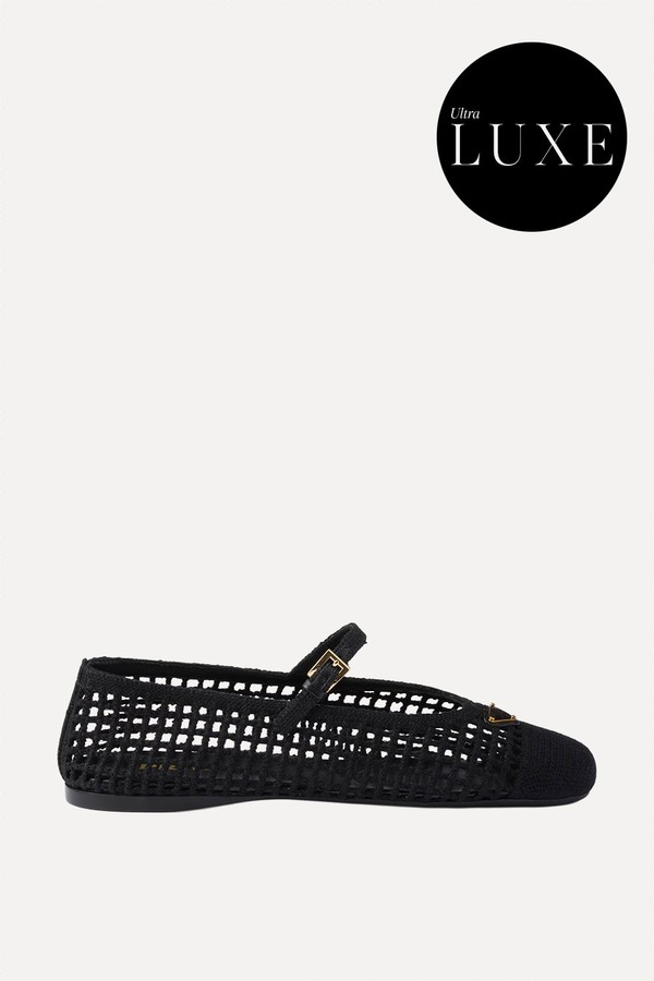 Crochet Ballerinas from Prada