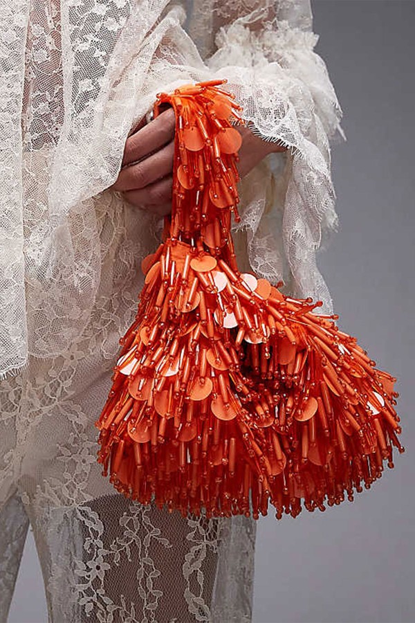 Golda Beaded Grab Bag from Topshop