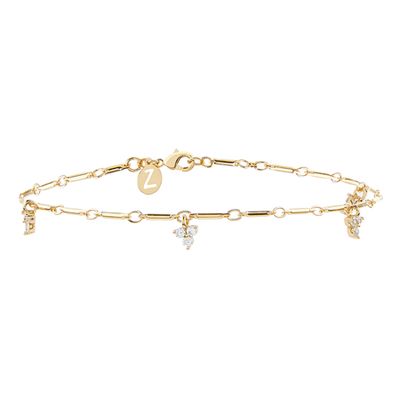 Sparkle Trio Anklet from Accessorize
