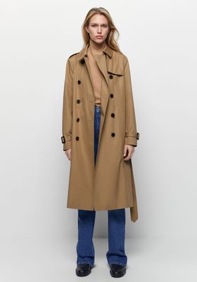 Classic Cotton Trench Coat from Massimo Dutti