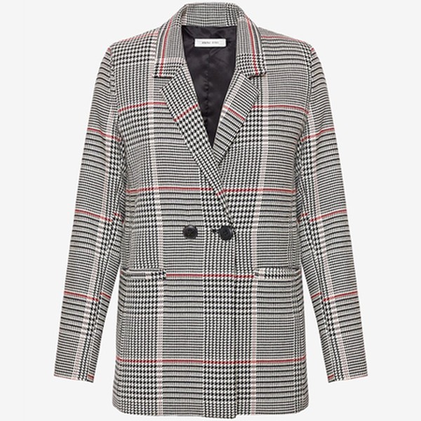 Madeline Checked Blazer from Anine Bing