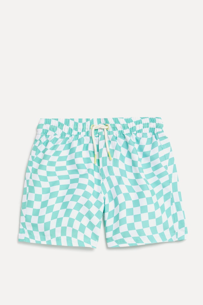 Checked Swim Shorts from M&S