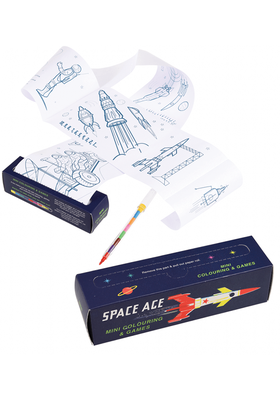 Space Age Mini Colouring & Games from Meli & Ro
