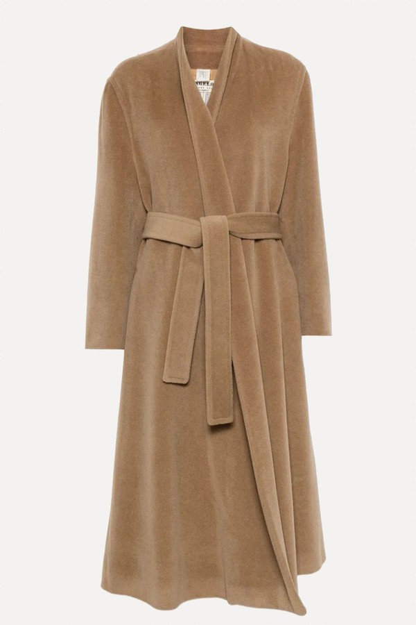 1980s Wool Blend Belted Coat from A.N.G.E.L.O.