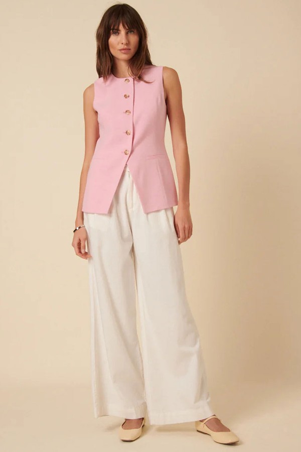 Long Line Crew Neck Waistcoat from Nobody’s Child