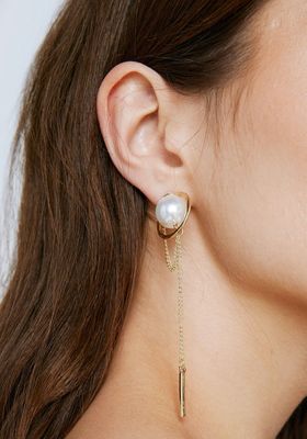 Chunky Pearl Drop Earrings