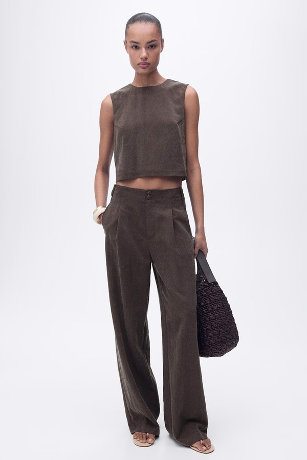 Lyocell Top With Buttons On The Back