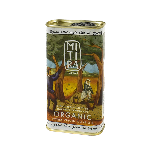 Organic Extra Virgin Olive Oil from Mitira Lesvos