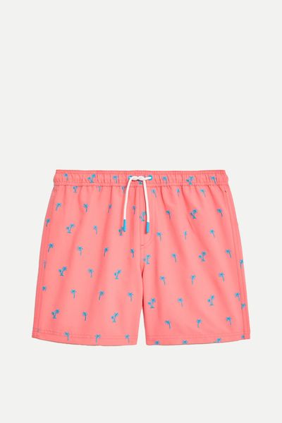 Flamingo Embroidered Swim Shorts from Marks & Spencer