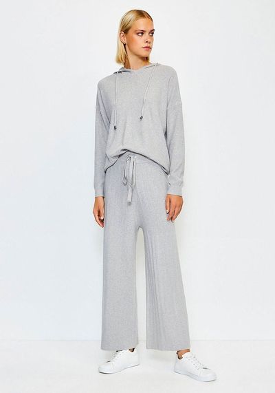 Knit Soft YarnWide Leg Jogger