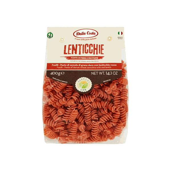 Harmony Life Pasta Fusilli With Red Lentils from Dalla Costa