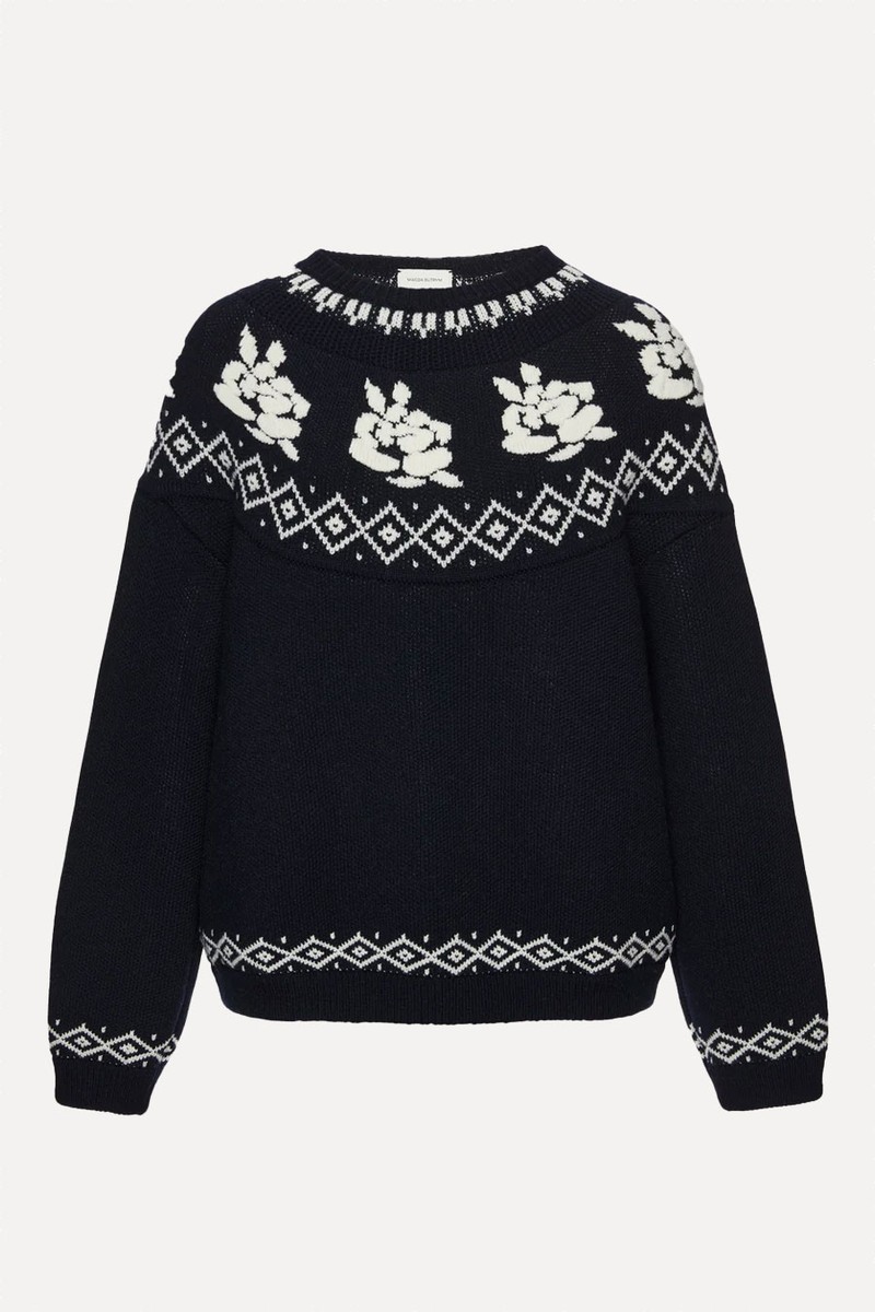Fair Isle Rose Sweater from Magda Butrym