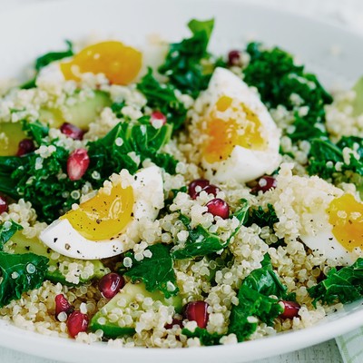 Egg, Quinoa & Kale Salad