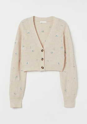 Embroidery-Detail Cardigan from H&M
