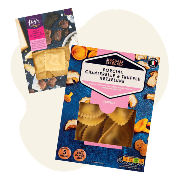 Porcini, Chanterelle & Truffle Mezzelune Pasta from Specially Selected