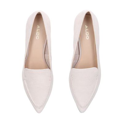 Gwuryan Nude Leather Loafers from Kurt Geiger
