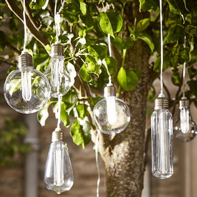 Solar Vintage Style Bulb String Lights from Cox & Cox