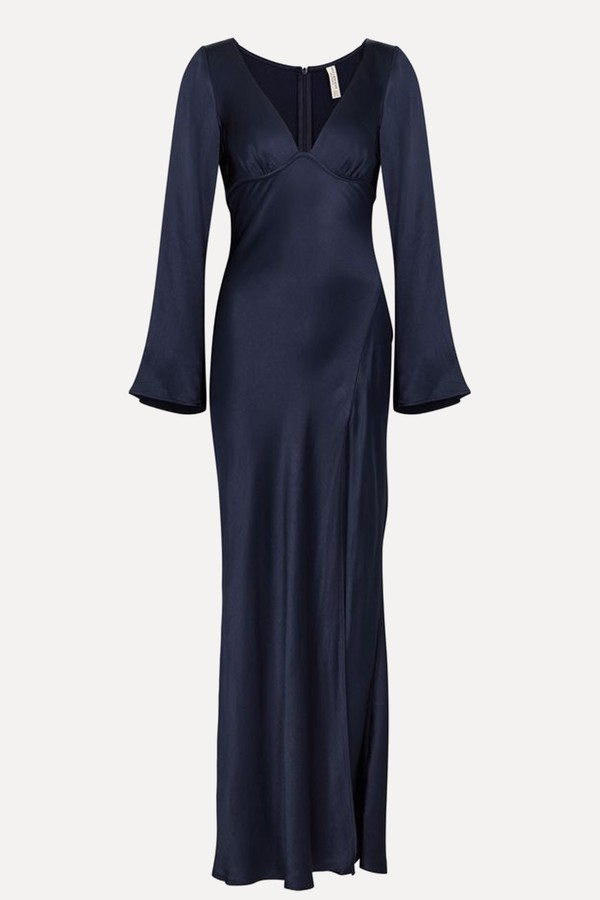 Ren Satin Split Maxi Dress from Bec & Bridge