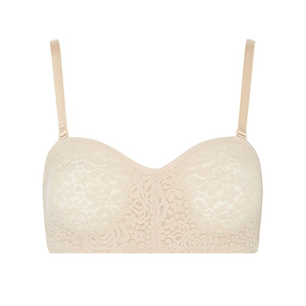 Halo Lace Strapless Bra White from Wacoal