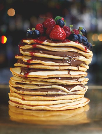 Nutella Pancake Stack