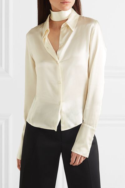 Silk-Satin Shirt from Orseund Iris