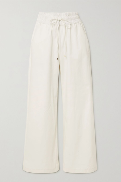 Tilcara Embroidered Cotton-Blend Wide-Leg Pants from Àcheval Pampa