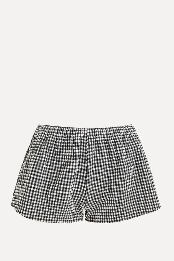 Runner Gingham Seersucker Shorts from HUNZA G