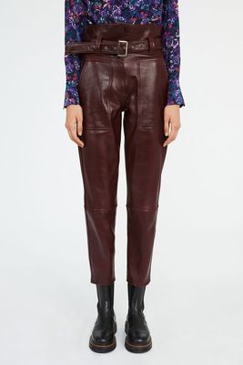 Trousers In Eco-Responsible Leather from Claudie Pierlot