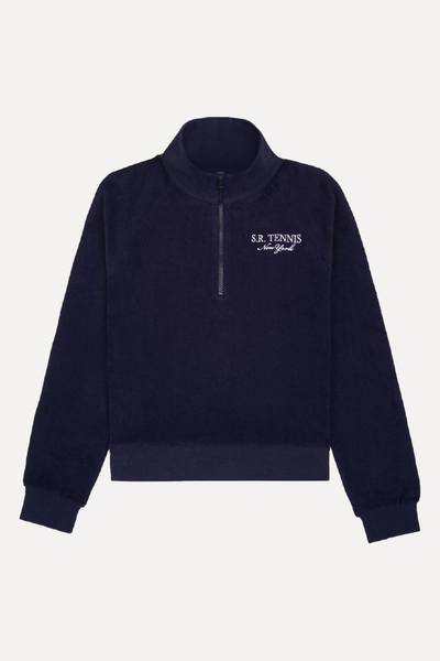 Tennis Half-Zip Sweatshirt from Sporty & Rich