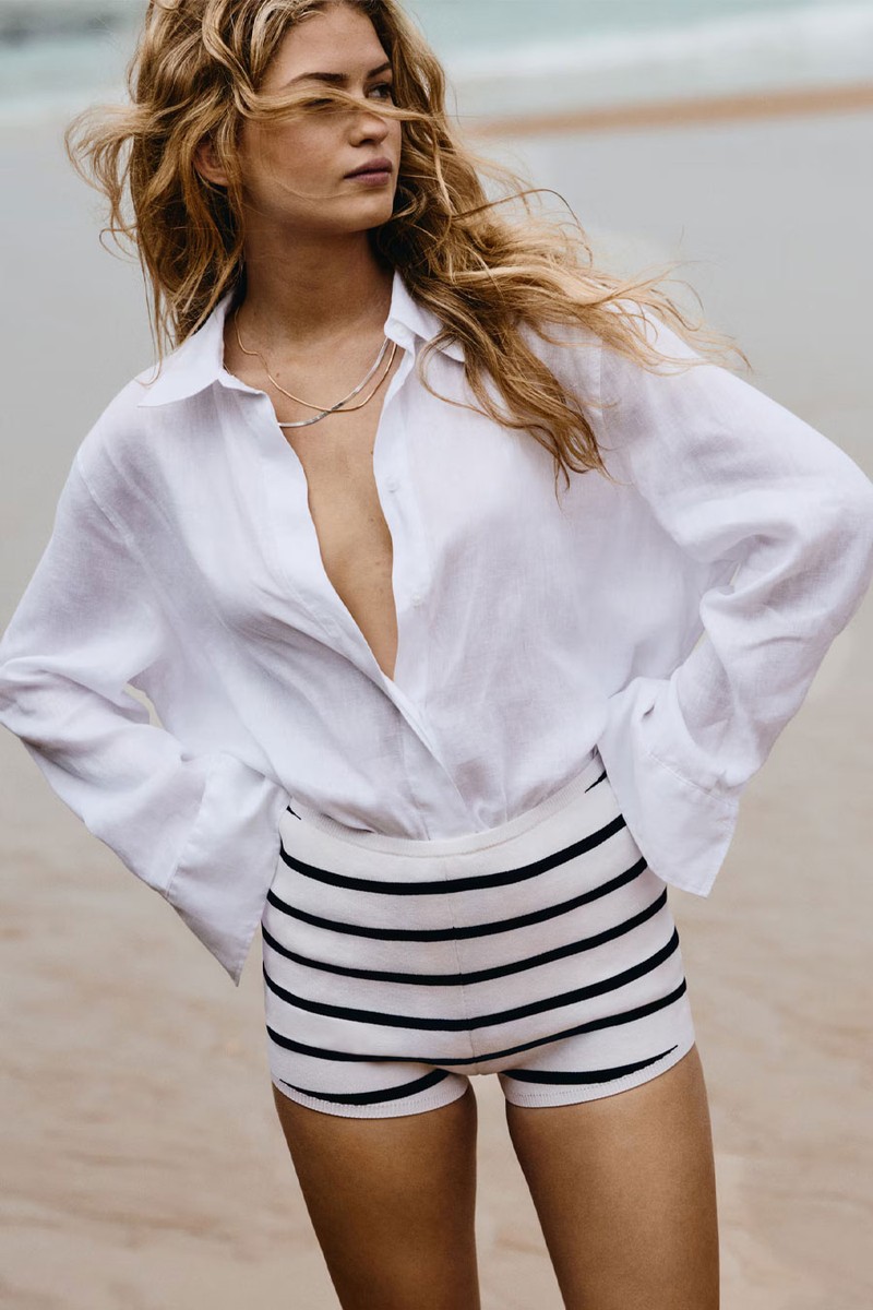 Fine-Knit Beach Shorts