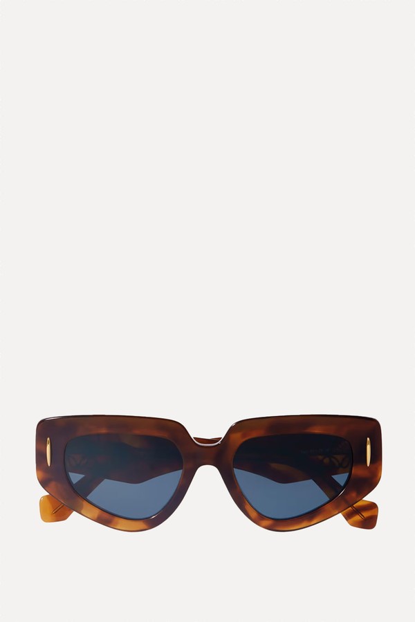 Anagram Cat-Eye Tortoiseshell Acetate Sunglasses from LOEWE EYEWEAR