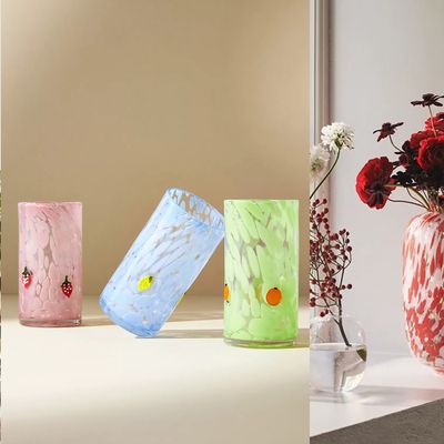 18 Pieces Of Confetti Glassware Under £100