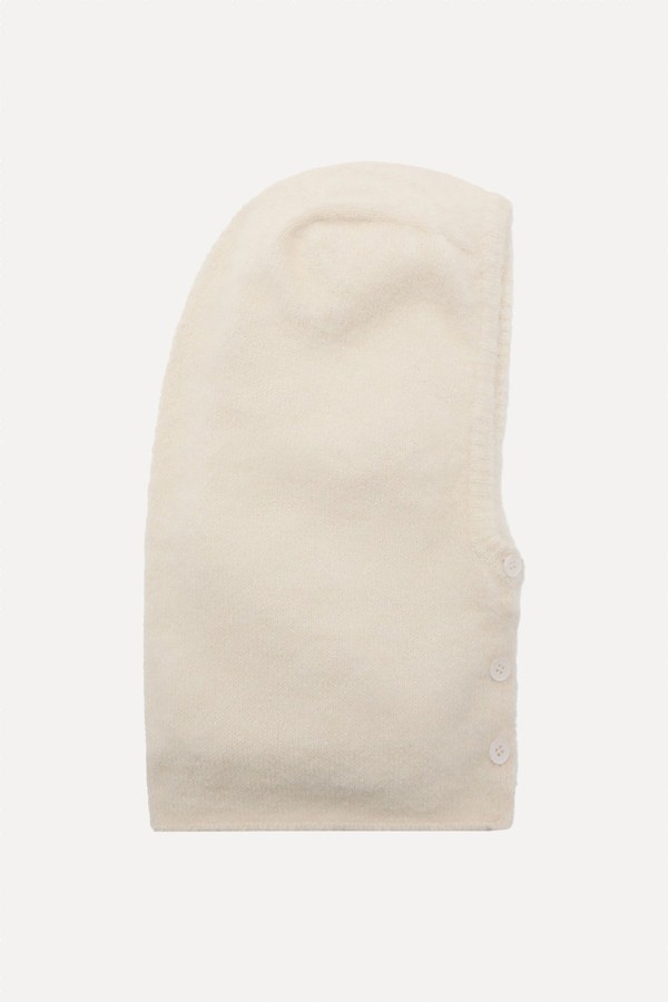 Balaclava Knit Buttons from Mango