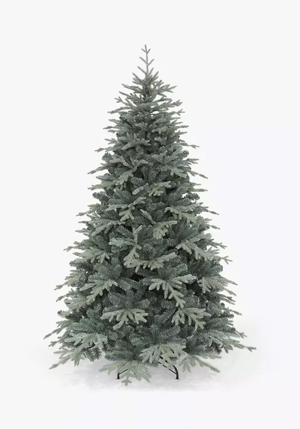 Richmond Unlit Christmas Tree, Blue, 7ft from John Lewis