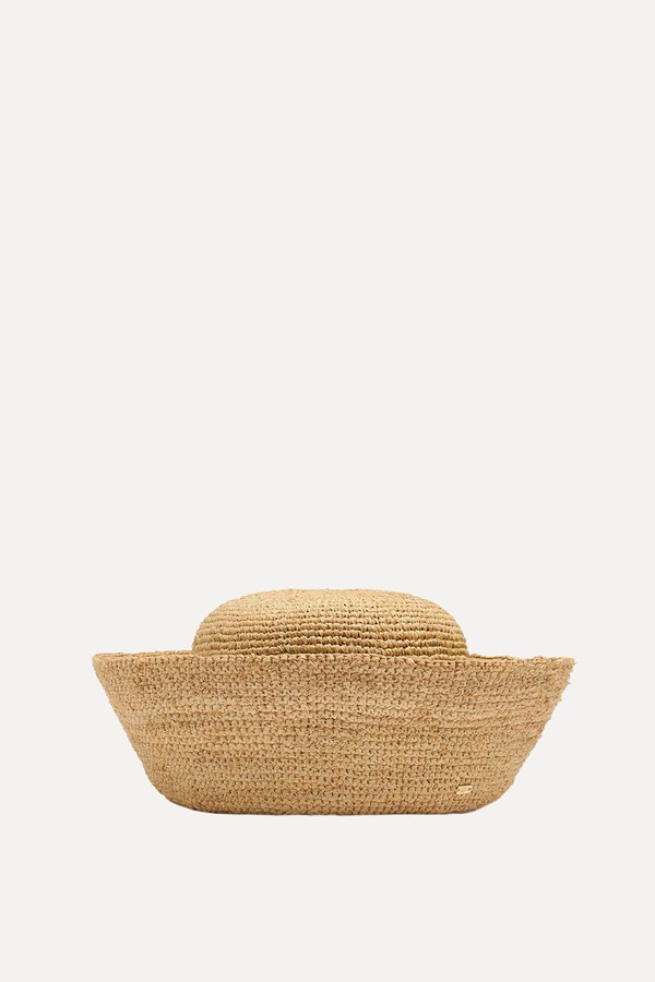100% Raffia Pillbox Hat from Parfois