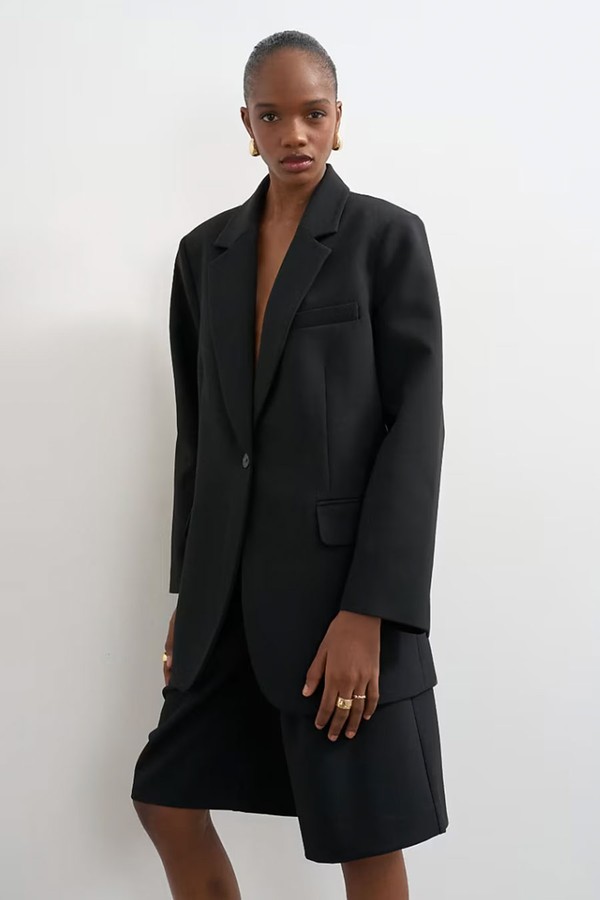 Co Ord 2 Button Relaxed Fit Blazer