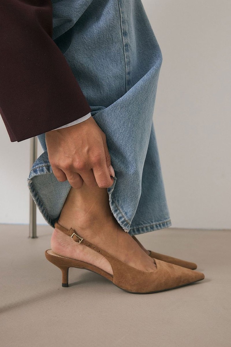 Suede Slingback Pumps from NA-KD